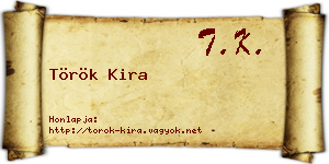 Török Kira névjegykártya